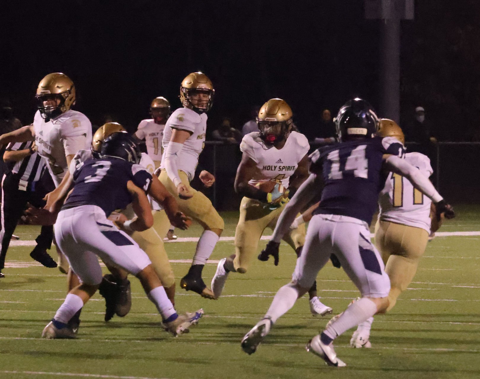 St. Augustine Prep vs Holy Spirit football game